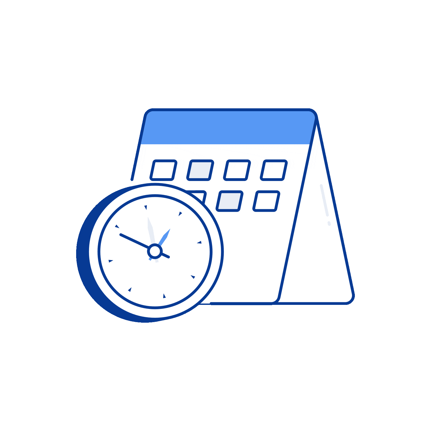 Organized Time Table Animation