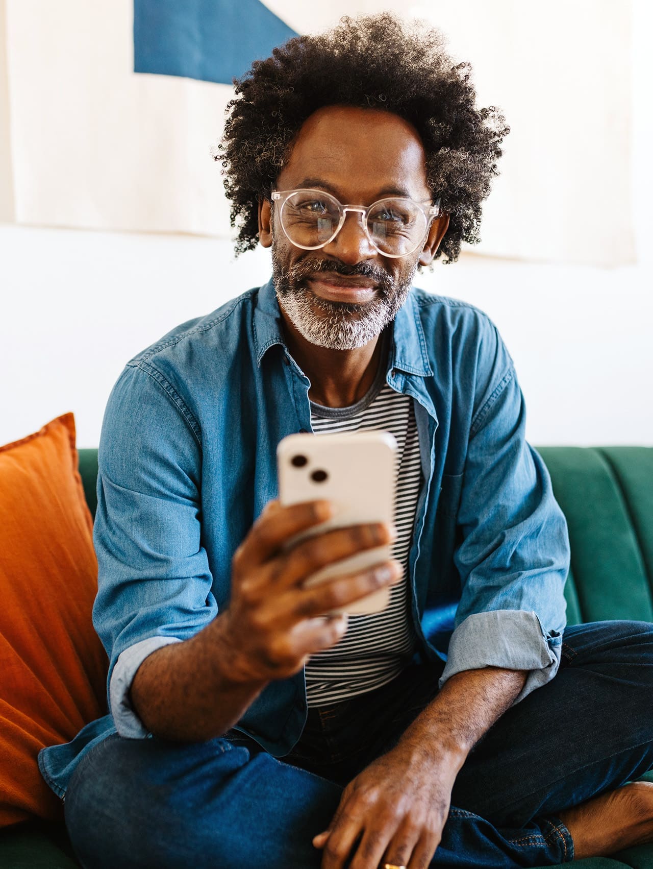 Resident Using Armada App