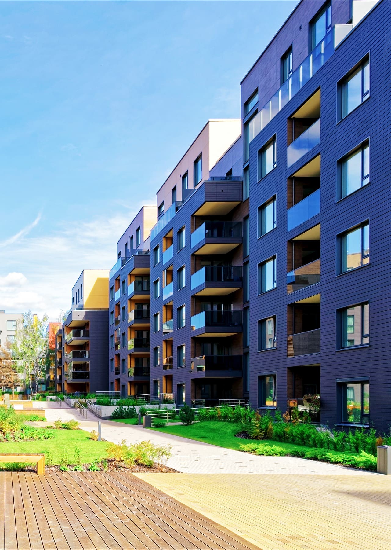 Multifamily property exterior shot